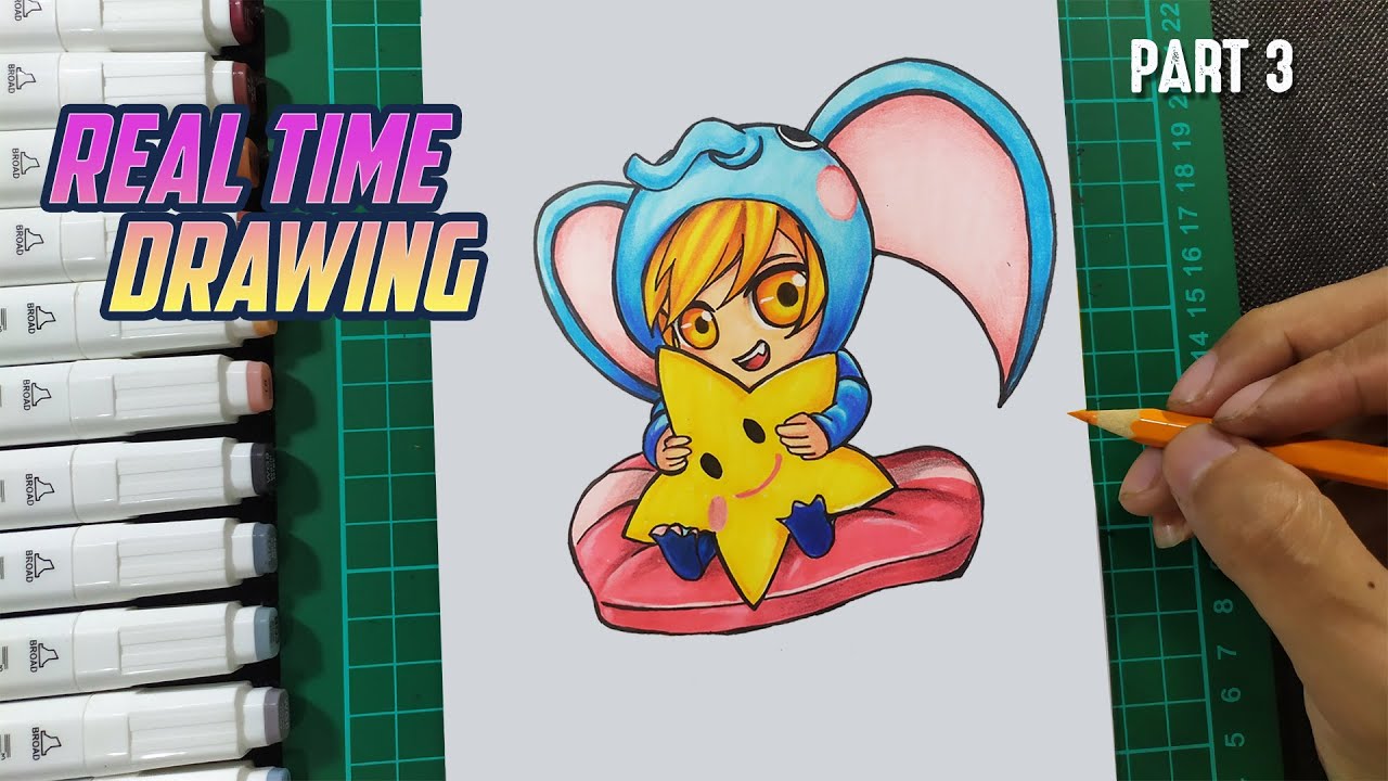 Nana Chi Rabbit Draw Real Time Drawing - Chibi Nana | PART 3 - YouTube