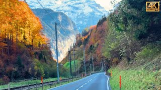 🍂 Golden Autumn in the Lauterbrunnen Valley of Switzerland 🇨🇭 🍁 Colorful Autumn Vibes | #swiss