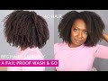 🔥Fail Proof Wash & Go Combo on my 4C Hair | Great Combo for Beginners!!!