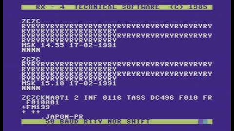 TASS RTTY (French) - 17 February 1991
