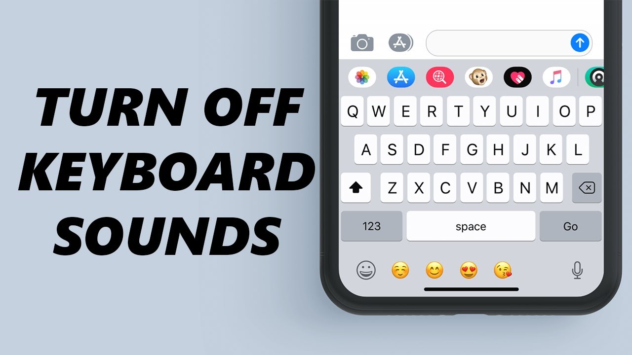 How To Turn Off Keyboard Sounds On IPhone YouTube