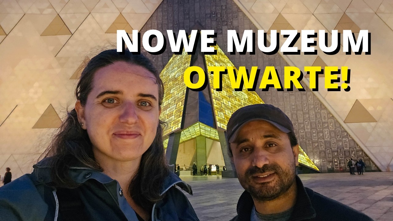 Odwiedziliśmy muzeum za 1 mld $ w Egipcie! Wielkie Muzeum Egipskie w Kairze nas zaskoczyło!