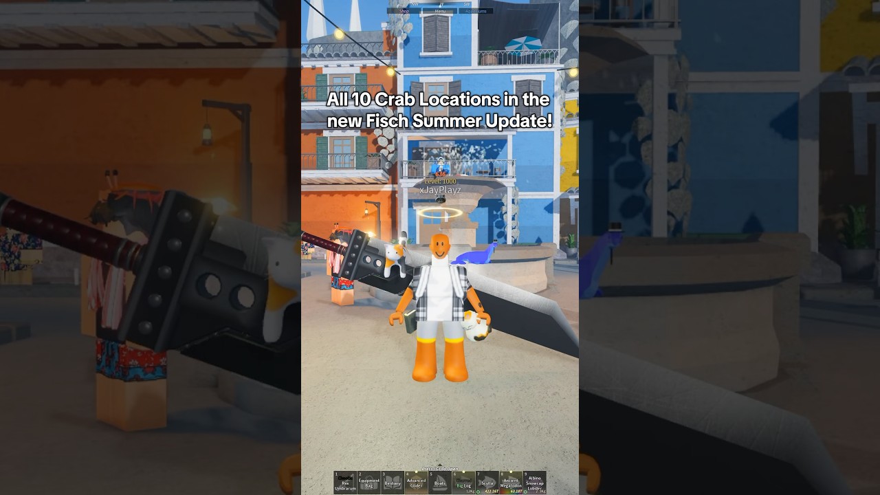 All 10 CRAB LOCATIONS In Fisch New SUMMER UPDATE! 