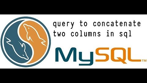 Sql Query : how to concatenate two columns in sql | sql concat() function | SQL Tutorials | SQL