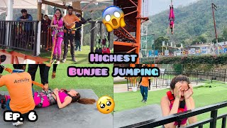 Highest Bunjee Jumping Challenging Dare By Bindass Kavya | Adventure Sports In Rishikesh  Ep 6 screenshot 4