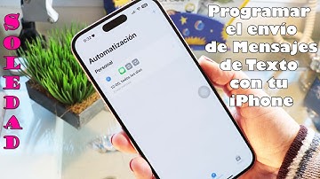 Cómo Programar el envio de un mensaje de texto en iphone - Mensajes Programados con tu iPhone 😍