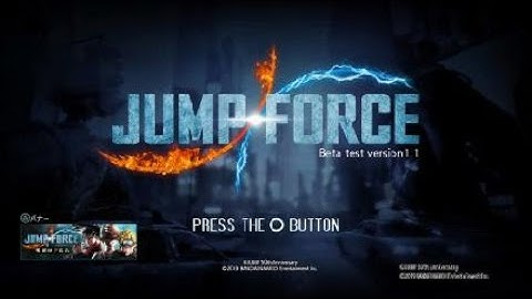 JUMP FORCE Beta test version 1.01