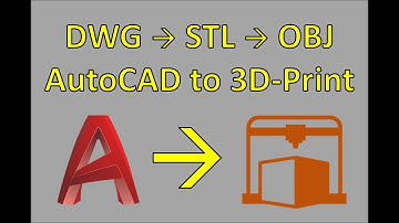 AutoCAD DWG naar OBJ voor 3D-printen