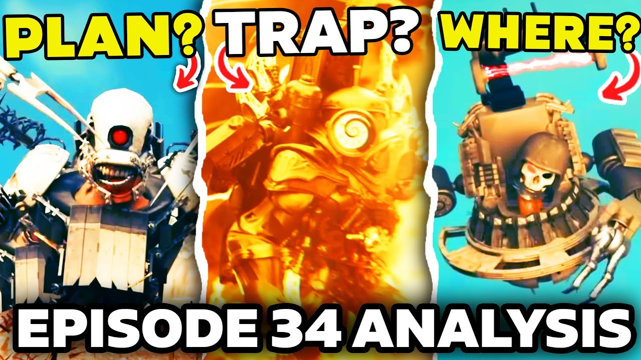 TITANS ARE DONE FOR?! - EPISODE 34 SKIBIDI TOILET MULTIVERSE Easter Egg Analysis Theory
