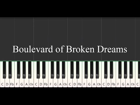 Boulevard of Broken Dreams (Piano) - Green Day