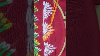 unique hand embroidery#shortsvideo #trendingshorts #tutorial #handembroidery