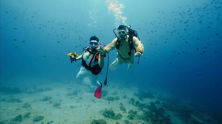 Wilson Lei & Floe Laoag - under water wedding SDE ...