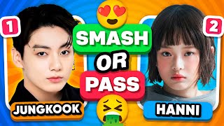 SMASH or PASS 😍🤮 (KPOP EDITION) 80 Kpop Idols | K-POP GAME