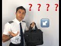 ماذا بداخل حقيبة الطيار؟               What's inside of a pilot's bag?