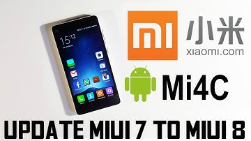 MIUI 7 to MIUI 8 UPDATE V8.1.3.0.LXKCNDI [ Xiaomi Mi 4c ] ACTUALIZAR