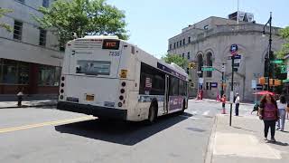 MTA NYCT #7235 on the Q39 to Glendale at Forest Av & Myrtle Av (Post-QBNR)