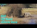 4x4 Off-Road vehicles in water puddle with hill | ET1 | Oro 2017