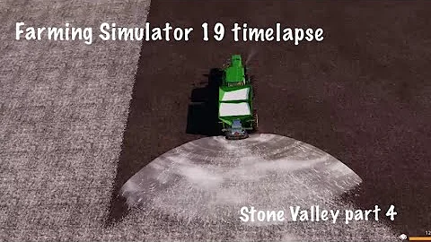 Spreading lime and subsoiling | Stone Valley part 4 | Farming Simulator 19 timelapse
