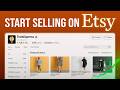 How To Start Selling on Etsy 2026 | Full Shop Setup Tutorial