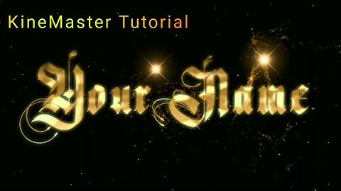 How to make Golden particles Intro in Android Mobile | Pixellab+KineMaster tutorial