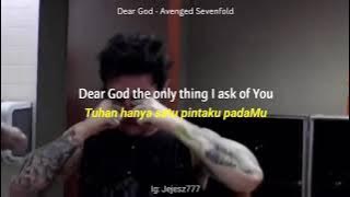 Dear God - Avenged Sevenfold (Story WA)