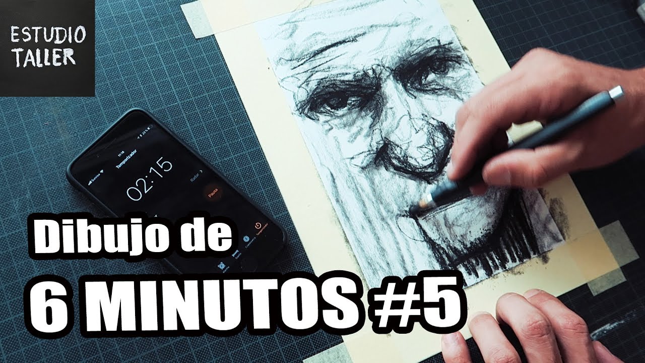 Dibujando en 6 minutos TIEMPO REAL | Estudio Taller