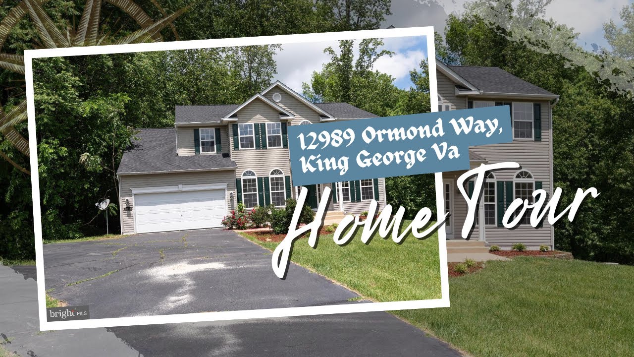 King George VA Home Tour – 12989 Ormond Way | 3 Bed · 3.5 Bath · 2,546 sq ft · 1‑Acre Lot