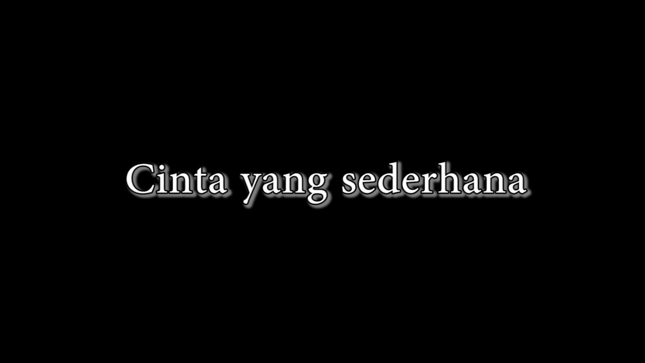  Puisi  Cinta Yang Sederhana  YouTube