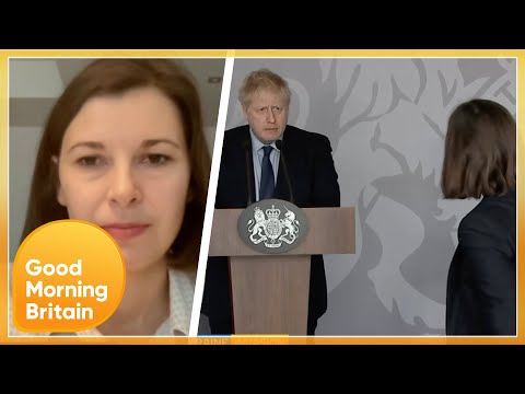 Ukrainian Activist Who Confronted Boris Johnson Explains Her Emotional Plea For a No-Fly Zone | GMB