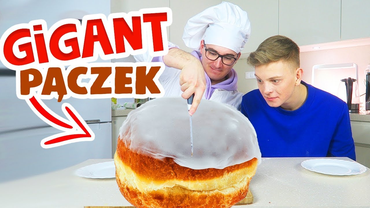 🍩GIGANTYCZNY PĄCZEK CHALLENGE🍩 | Smav & Dominik Rupiński