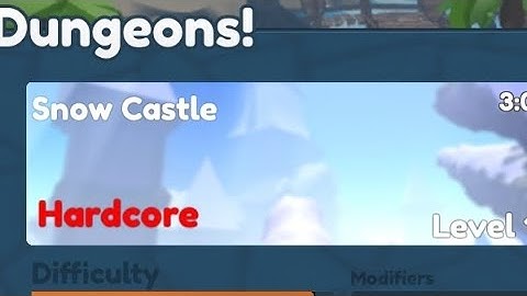 Elemental Dungeons | Solo Hardcore snow castle in elemental dungeons.