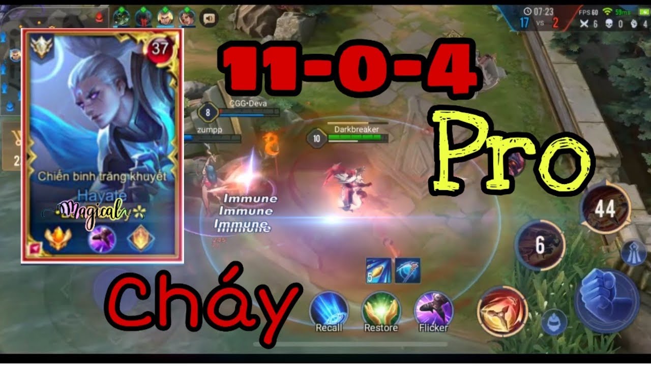 Pro Hayate Tranh Top 1 Liên Quân