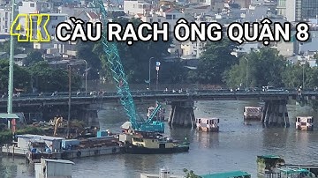 Cầu Rạch Ông Quận 8 : Thi công bờ kè đường Trần Xuân Soạn Quận 7 Sài Gòn TPHCM