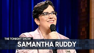 Samantha Ruddy Stand-Up: Accidental Karen Haircuts, Violent Video Games | The Tonight Show