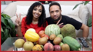 Africans Try Exotic Fruits for the First Time! | Amena and Elias