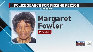 Lynchburg Police In Search of Missing Elderly Woman