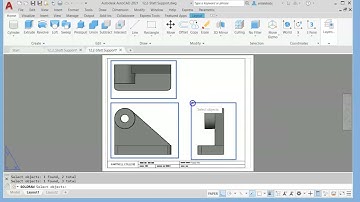Creating 2D drawings from 3D Model in AutoCAD