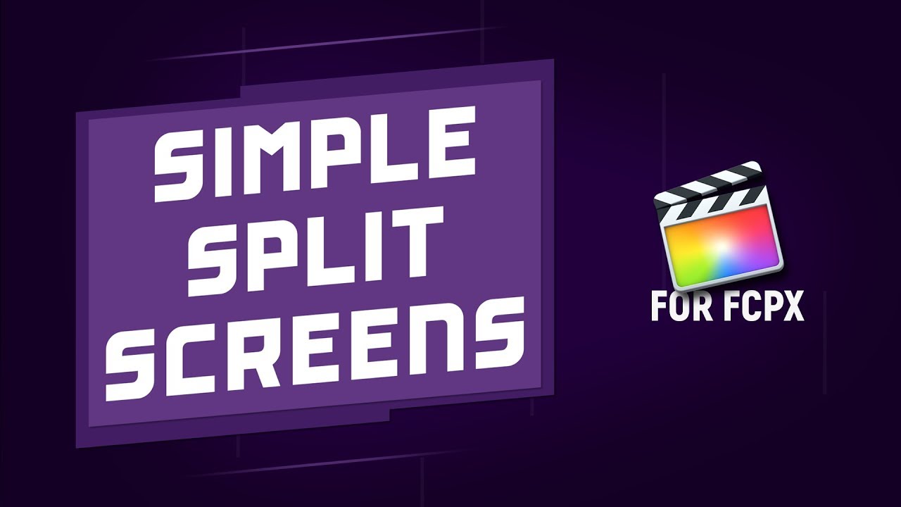 final cut pro split screen template free