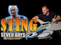 Heres how i play seven days  sting drum cover