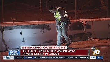 Wrong-way driver dead in Miramar crash