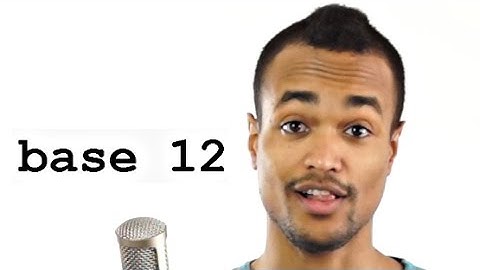 How to count in base 12