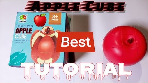 How to solve apple cube . Apple cube best tutorial. Easiest tutorial of apple cube 🍎 🍏.