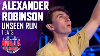 Unseen run: Alexander Robinson puts his parkour skills to the test | Australian Ninja Warrior 2020