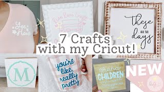 Could this be my favorite video of all time?!Possibly! 7 of the cutest Cricut craft makeovers! Cwm