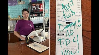 Disrespectful Diner Plays Cruel April Fool's Joke with Fake $100 Tip for Waitress