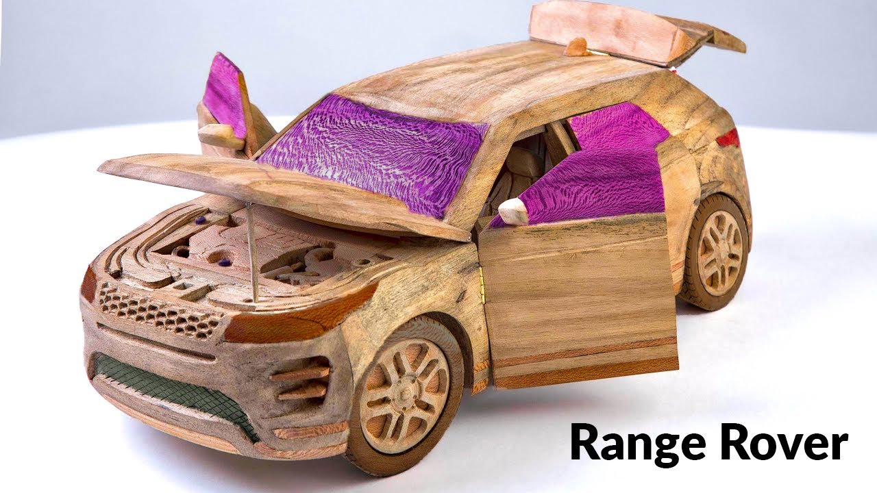 Diy Range Rover Model Range Rover Evoque 2020 ASMR Woodworking, DIY Car Model by Awesome ...