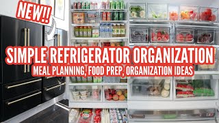 REFRIGERATOR ORGANIZATION IDEAS // REAL FAMILY FOOD PREP AND ORGANIZATION // Lauren Nicholsen