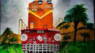 Indian Railways WDG-3A Painting