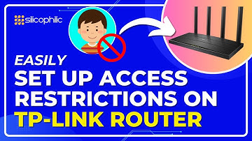 How To Set Up Access Restrictions on TP-Link Archer C80 AC1900 Router | Set Up Parental Controls!