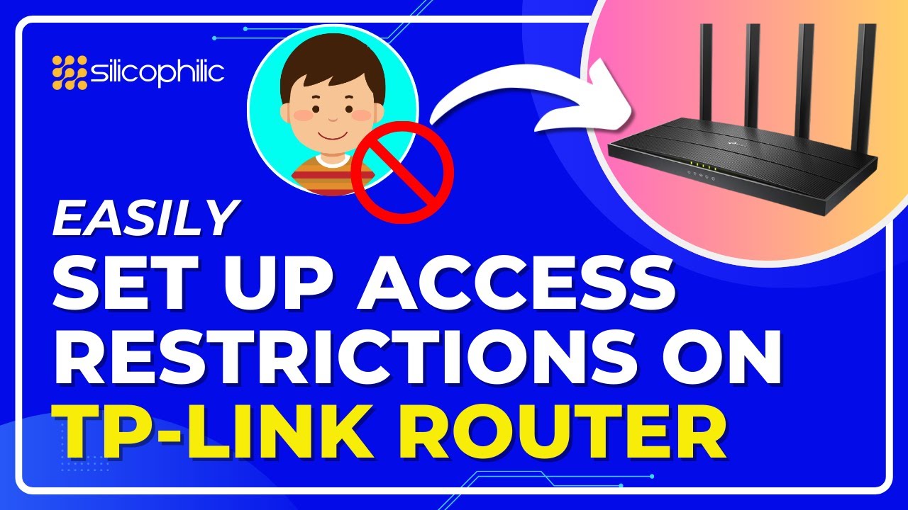 Photo inspiration: Visual Reference: How To Set Up Access Restrictions On Tp Link Archer